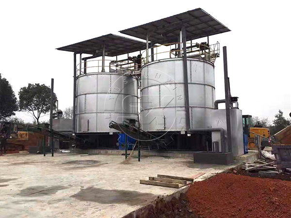 Manure Fermentation Tank in SX Compost Plant Manufacturer