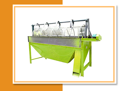 Rotary Screening Machine from SX Powder＆Granules Fertilizer Making Plant