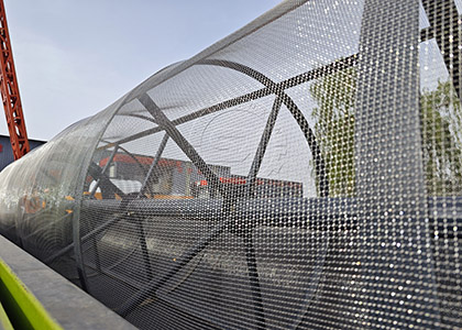 Galvanized steel mesh of fertilizer sieving equipment