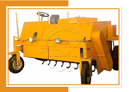 Moving type self-propelled composter for sale