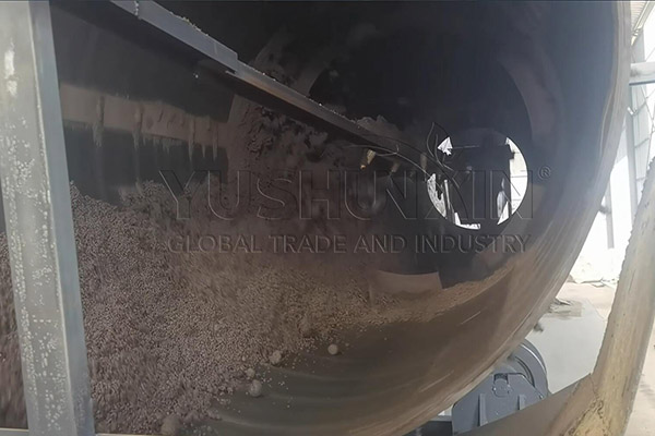 liquid spray design in drum fertilizer granulation